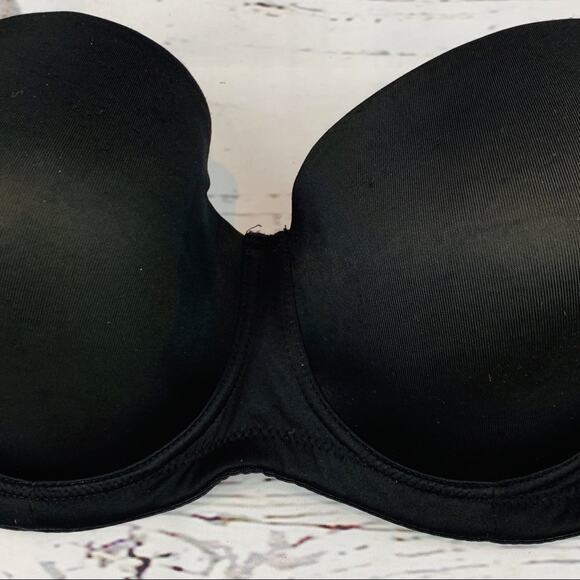 Black strapless underwire bra - Picture 4 of 10